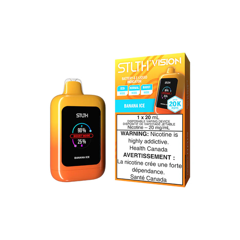 Stlth Vision Disposable Vape - 20K Puffs - Banana Ice