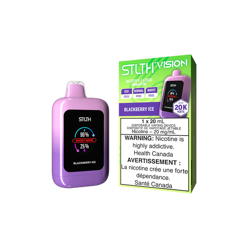 Stlth Vision Disposable Vape - 20K Puffs - Blackberry Ice