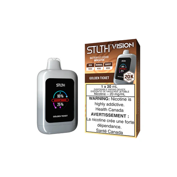 Shop Stlth Vision Disposable Vape - Golden Ticket Stlth Disposable | Vape4change Shop Stlth Vision Disposable Vape - Golden Ticket Stlth Disposable | Vape4change
