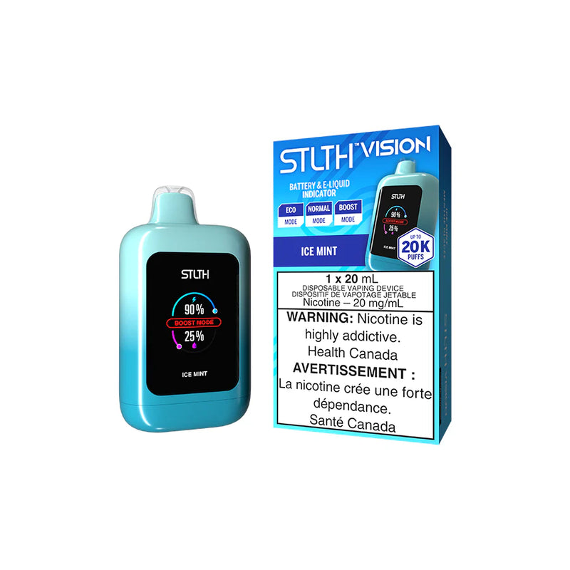 Stlth Vision Disposable Vape - 20K Puffs - Ice Mint