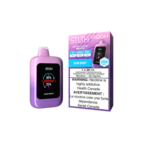 Stlth Vision Disposable Vape - 20K Puffs - Quad Berry