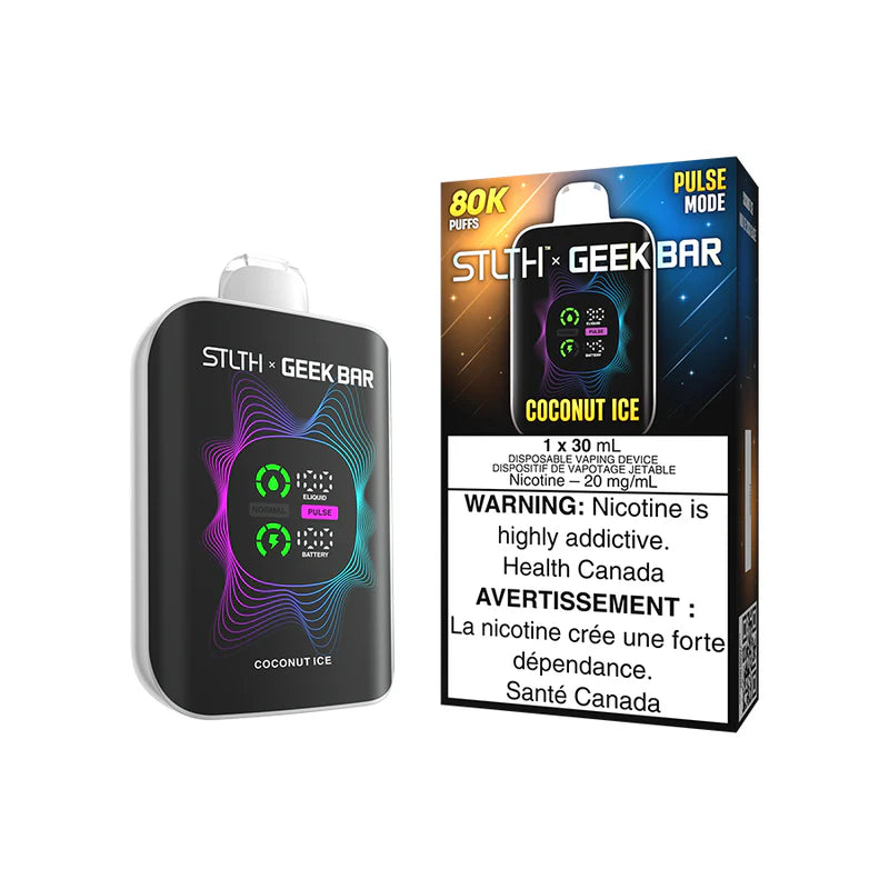 STLTH X GEEK BAR DISPOSABLE - 80k PUFFS - Coconut Ice