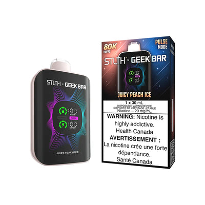 STLTH X GEEK BAR DISPOSABLE - 80k PUFFS - Juicy Peach Ice