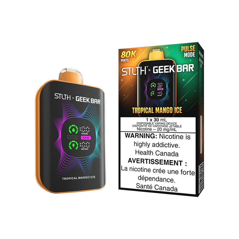 STLTH X GEEK BAR DISPOSABLE - 80k PUFFS - Tropical Mango Ice