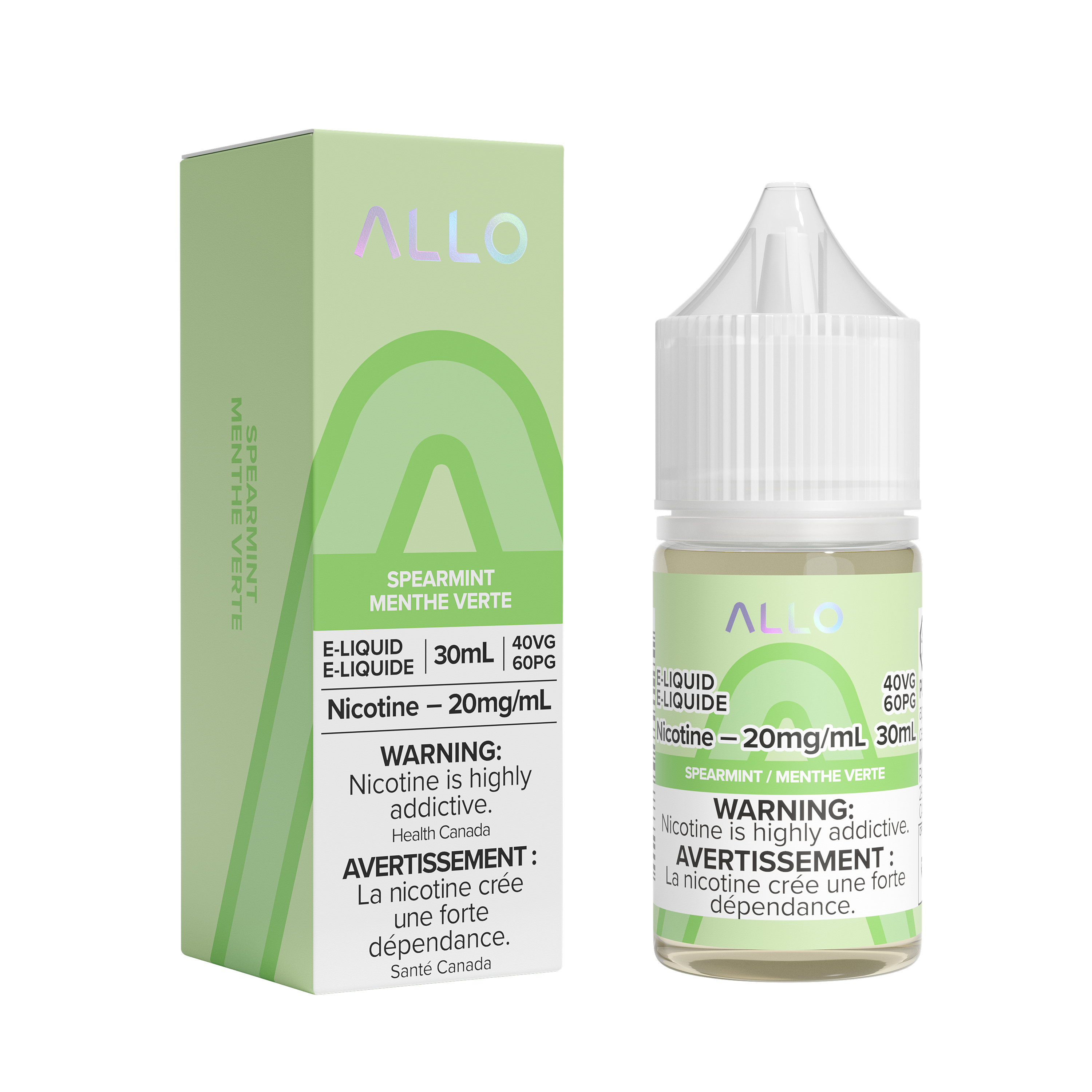 ALLO E-Liquid - Spearmint - 30 ML - SALT NIC CANADA | Vape4change ALLO E-Liquid - Spearmint - 30 ML - SALT NIC CANADA | Vape4change