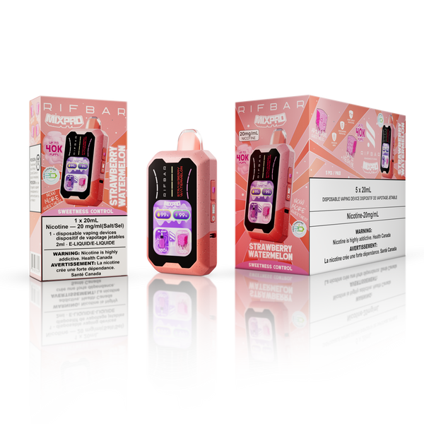 strawberry watermelon disposable vape RifBar MixPro 40k Puffs - Select Quantity: (Buy More to Save More):1Pc (Buy only 1 Pc for $22.99) Christmas Vuse Go 8K Disposable