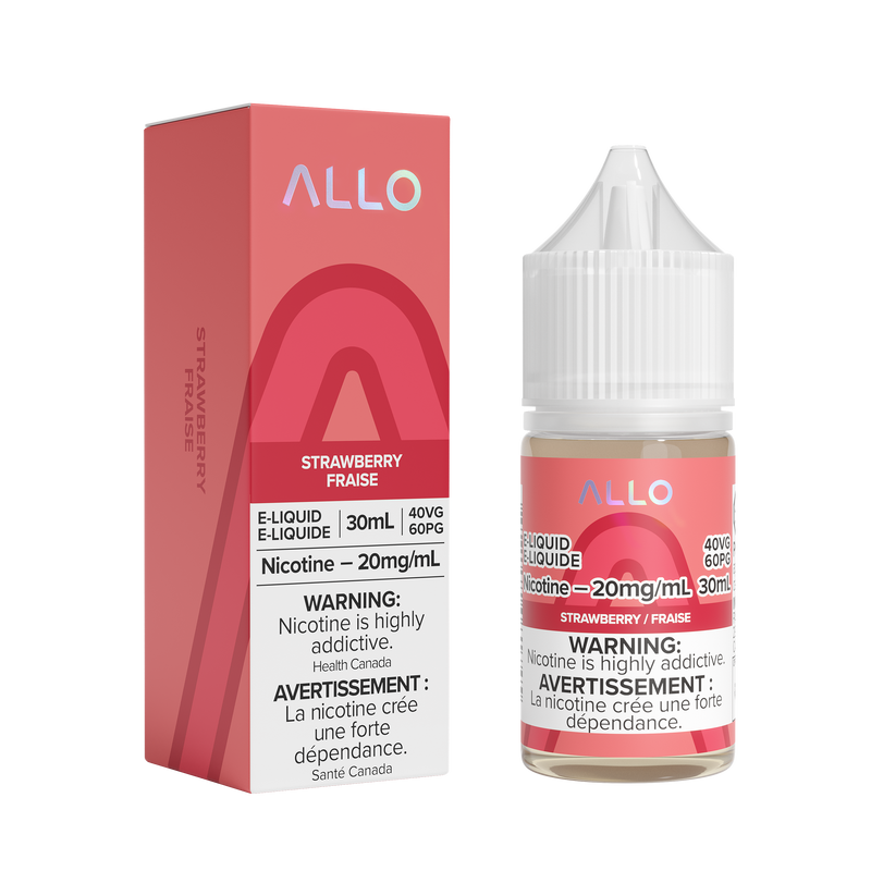 ALLO E-Liquid - Strawberry - 30 ML - Salt Nic