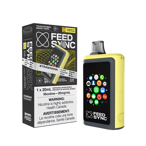 Feed Sync Disposable SMART Vape - 25K - Strawnana