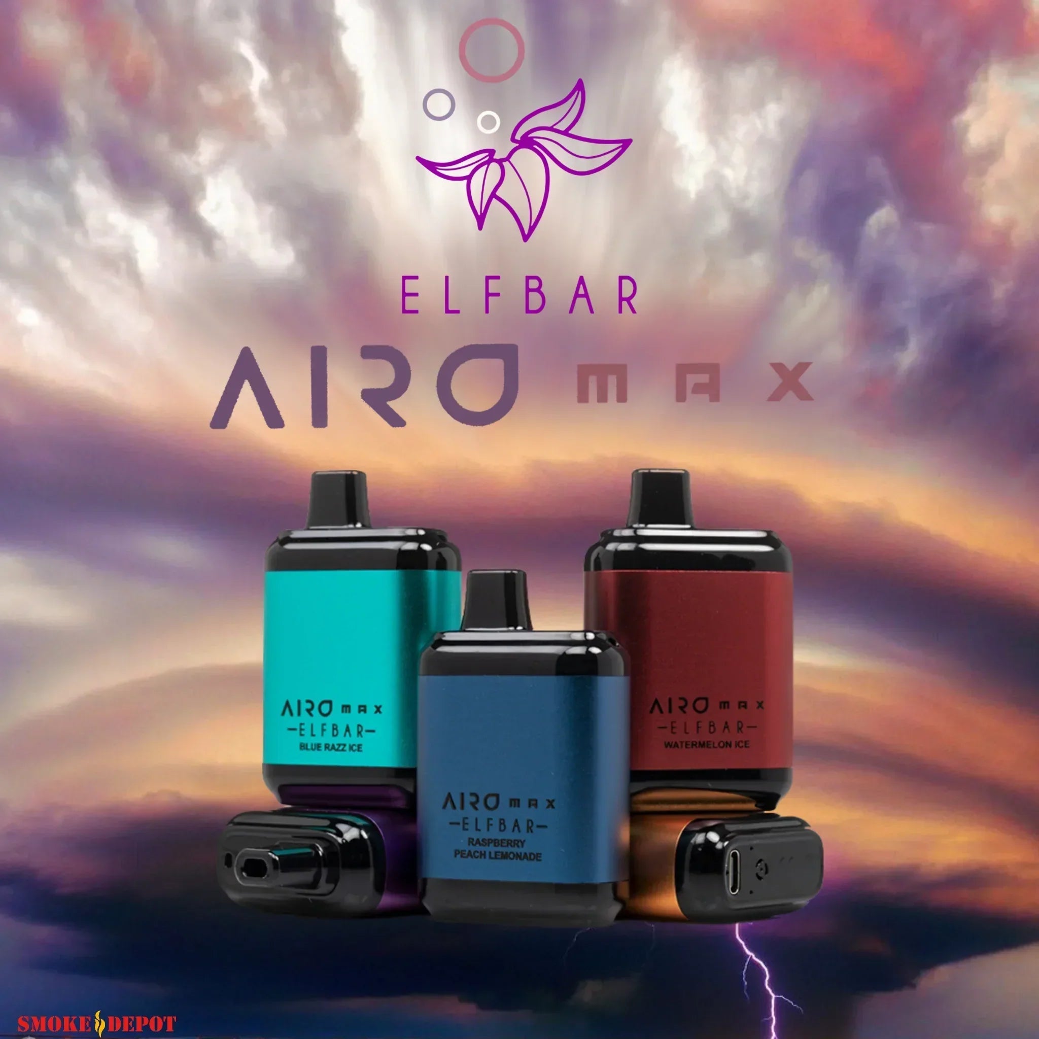 ELF BAR - Airo Max - 5000 Puffs - Bold 50 - Grape Ice | Vape4change ELF BAR - Airo Max - 5000 Puffs - Bold 50 - Grape Ice | Vape4change