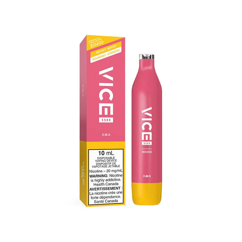 Vice Disposable Vape - 5500 Puffs - Rechargeable | Vape4change Vice Disposable Vape - 5500 Puffs - Rechargeable | Vape4change