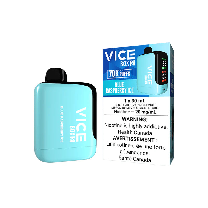 Buy New Vice Box 2 Disposable Vape - 70K Puffs - Blue Raspberry Ice ...