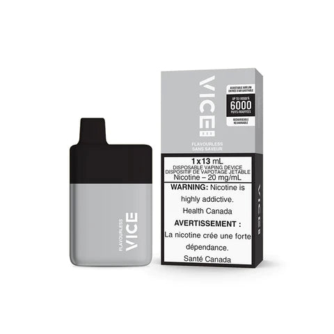 Vice Box Rechargeable Disposable Vape - 6000 Puffs - Flavourless