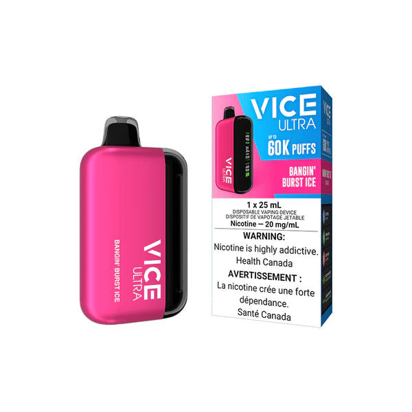 Vice Ultra 60K Disposable Vape - Bangin' Burst Ice