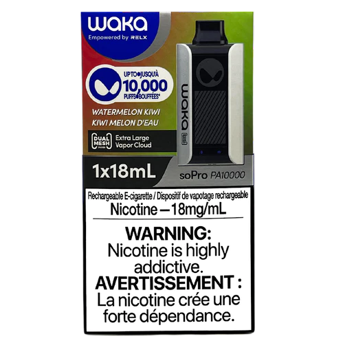 Waka By RELX 10000 Puff Disposable - Watermelon Kiwi | Vape4change Waka By RELX 10000 Puff Disposable - Watermelon Kiwi | Vape4change