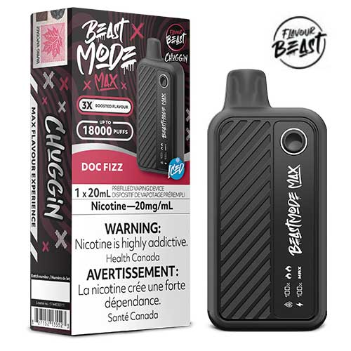 Flavour Beast Beast Mode Max 18K Disposable - 20ML - Chuggin' Doc Fizz