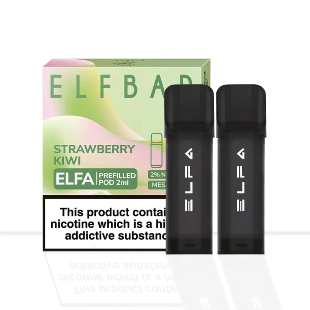 ELFBAR Elfa Prefilled Pods - Strawberry Kiwi - 20mg - 2PK From