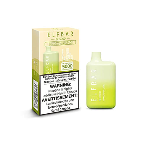 ELF BAR BC5000 Disposable Vape - Mandarin Lime