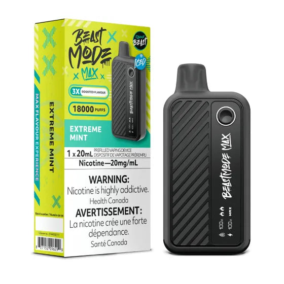 Flavour Beast Beast Mode Max 18K Disposable - 20ML - Extreme Mint