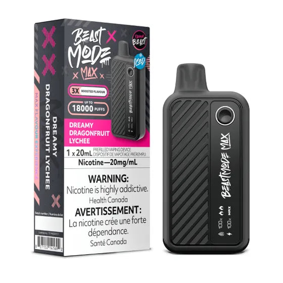 Flavour Beast Beast Mode Max 18K Disposable - 20ML - Dreamy Dragonfruit Lychee Iced