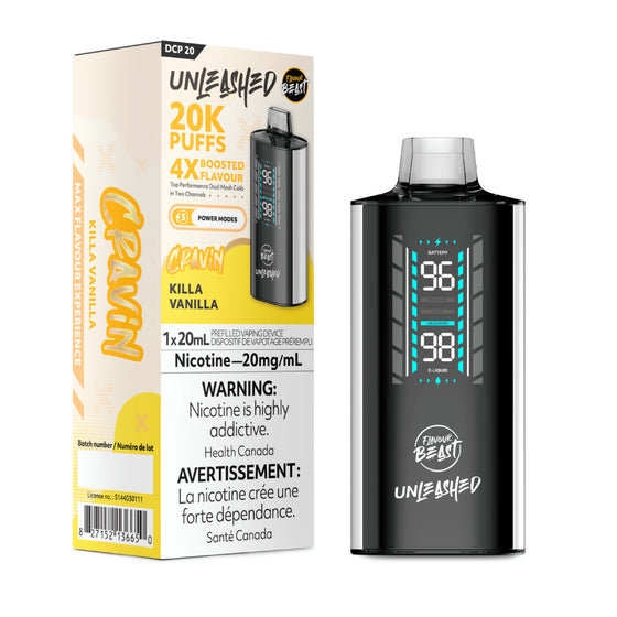 Flavour Beast Unleashed DCP 20K Disposable Vape - Killa Vanilla