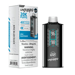 Flavour Beast Unleashed DCP 20K Disposable Vape - Epic Blue Razz