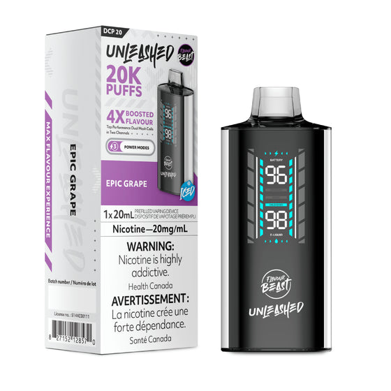 Flavour Beast Unleashed DCP 20K Disposable Vape - Epic Grape