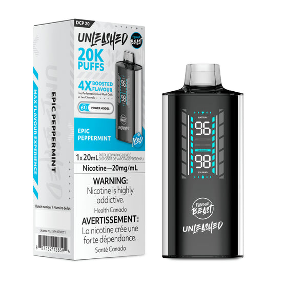 Flavour Beast Unleashed DCP 20K Disposable Vape - Epic Peppermint