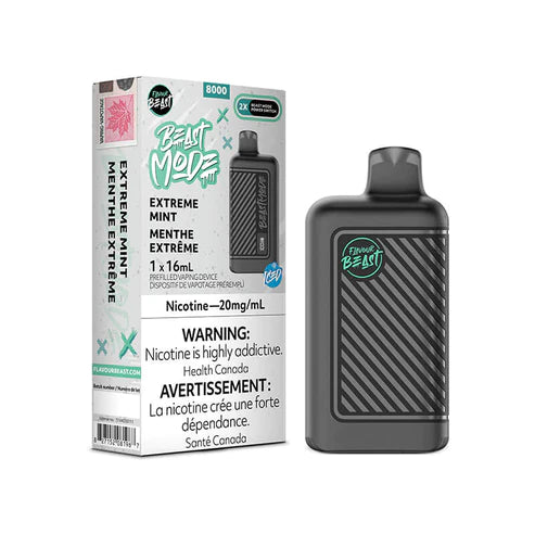 Flavour Beast BEAST MODE 8K - Extreme Mint Iced | Vape4change Flavour Beast BEAST MODE 8K - Extreme Mint Iced | Vape4change