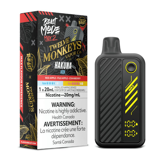 Flavour Beast Mode Max 2  – Hakuna Iced  - 50,000 Puffs
