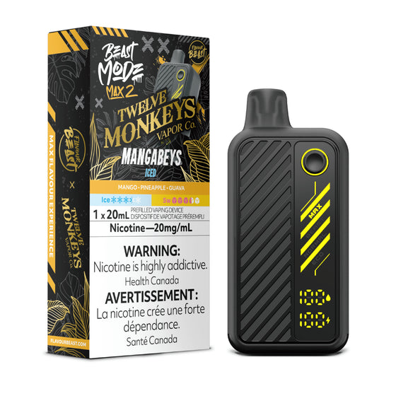 Flavour Beast Mode Max 2  – Mangabeys Iced - 50,000 Puffs