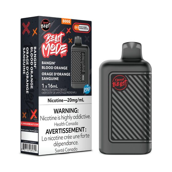 Flavour Beast Beast Mode Max 18K Disposable - 20ML - Bangin' Blood Orange