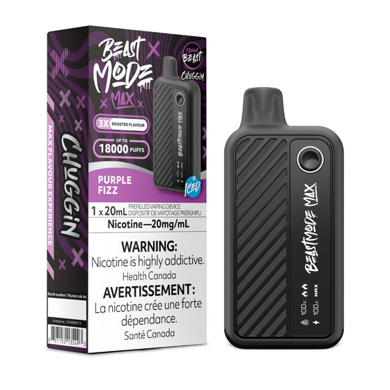 Flavour Beast Beast Mode Max 18K Disposable - 20ML - Chuggin' Purple Fizz