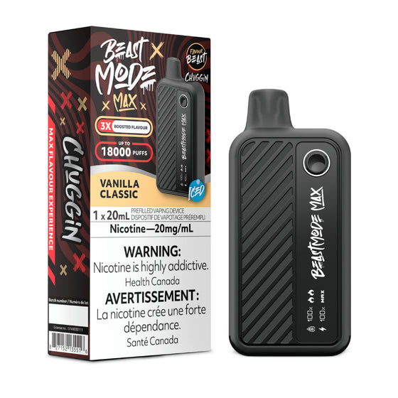 Flavour Beast Beast Mode Max 18K Disposable - 20ML - Chuggin' Vanilla Classic