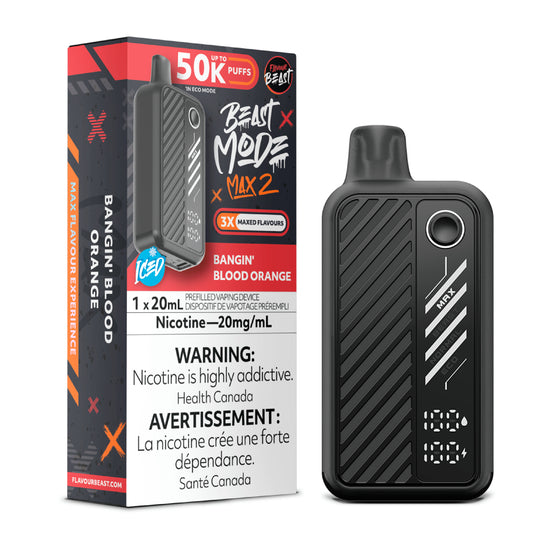 Flavour Beast Mode Max 2  – Bangin' Blood Orange -  50,000 Puffs