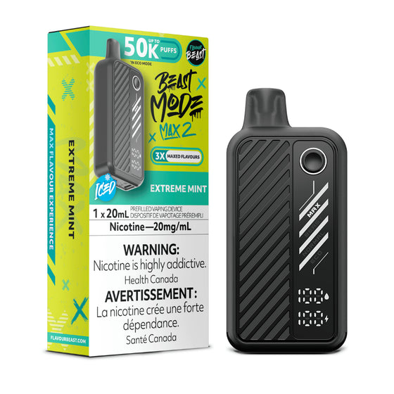 Flavour Beast Mode Max 2  – Extreme Mint - 50,000 Puffs