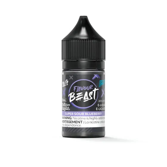 Flavour Beast E-Liquid - Super Sour Blueberry Iced - 30 ML