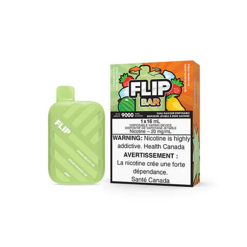 FLIP Bar Straw Melon Ice & Straw Mango Ice Disposable Vape | Vape4change FLIP Bar Straw Melon Ice & Straw Mango Ice Disposable Vape | Vape4change