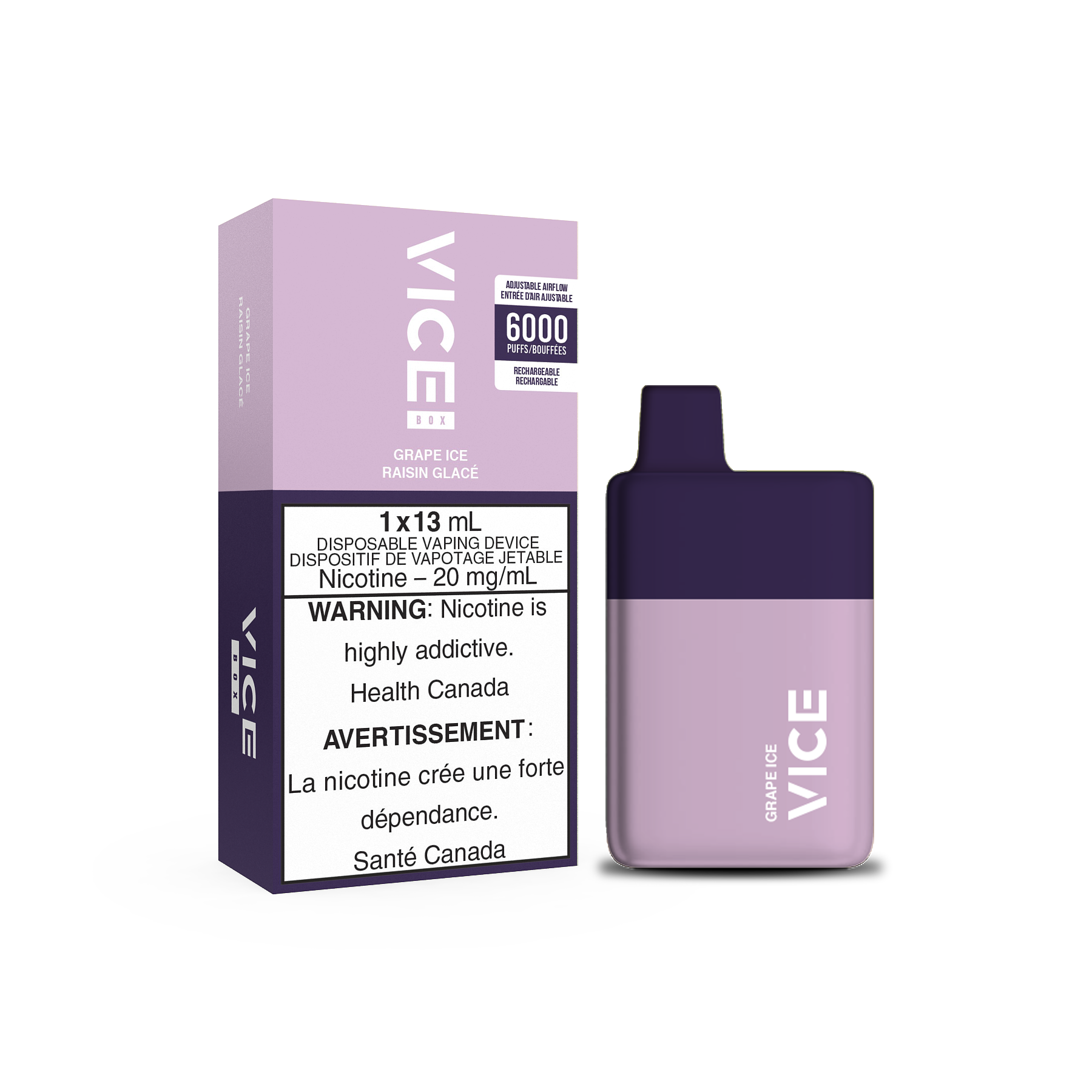 Vice Box 6000 Puff Disposable Vape - Zero Nicotine Disposables | Vape4change Vice Box 6000 Puff Disposable Vape - Zero Nicotine Disposables | Vape4change
