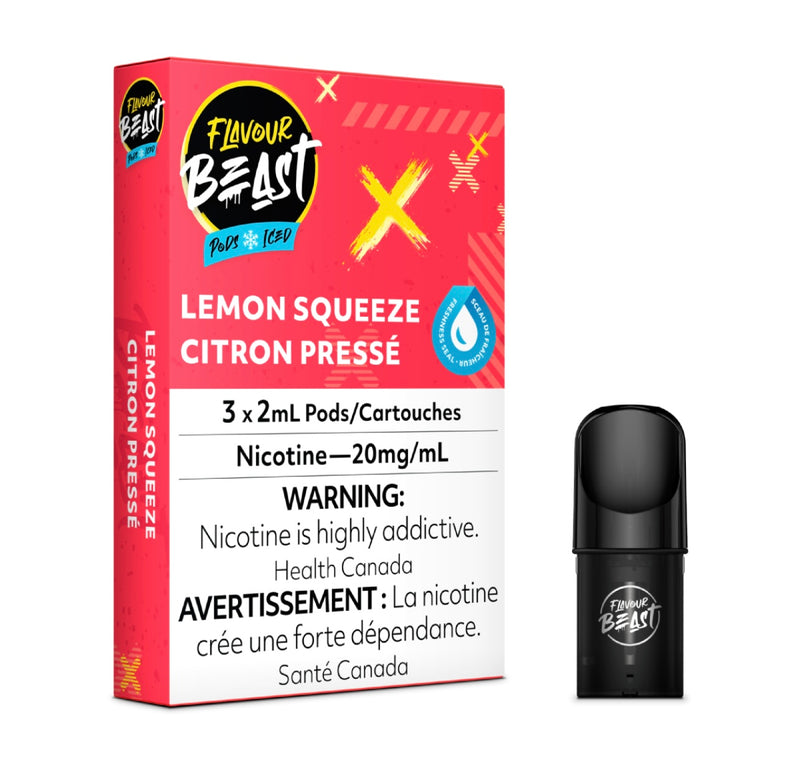 Flavour Beast Pods - STLTH Compatible - Lemon Squeeze Iced