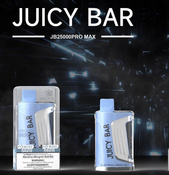 Juicy Bar JB25000 Pro Max Disposable Vape - Blue Razz Lemon Ice - 25K Puffs