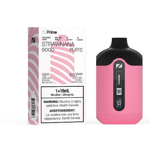 ZPrime Disposable Vape By Zpod - 9000 Puffs - Strawnana | Vape4change ZPrime Disposable Vape By Zpod - 9000 Puffs - Strawnana | Vape4change