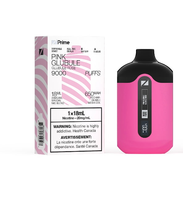 ZPrime Disposable Vape - 9000 Puffs - Pink Glubule