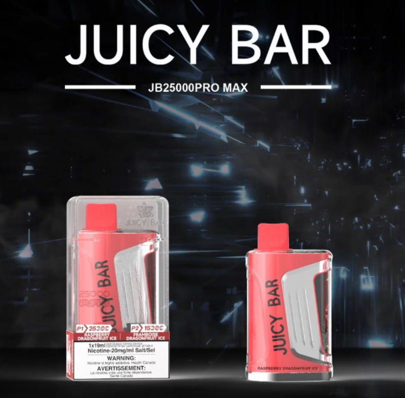 Juicy Bar JB25000 Pro Max Disposable Vape - Raspberry Dragonfruit Ice - 25K