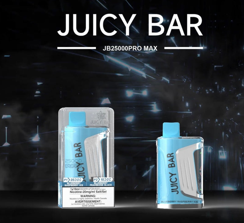 Juicy Bar 25K Pro Max Disposable Vape - Blueberry Raspberry Ice | Vape4change Juicy Bar 25K Pro Max Disposable Vape - Blueberry Raspberry Ice | Vape4change