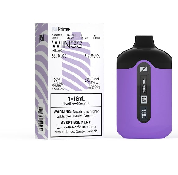 disposable vape 9000 puffs ZPrime Disposable Vape By Zpod - 9000 Puffs - Wings