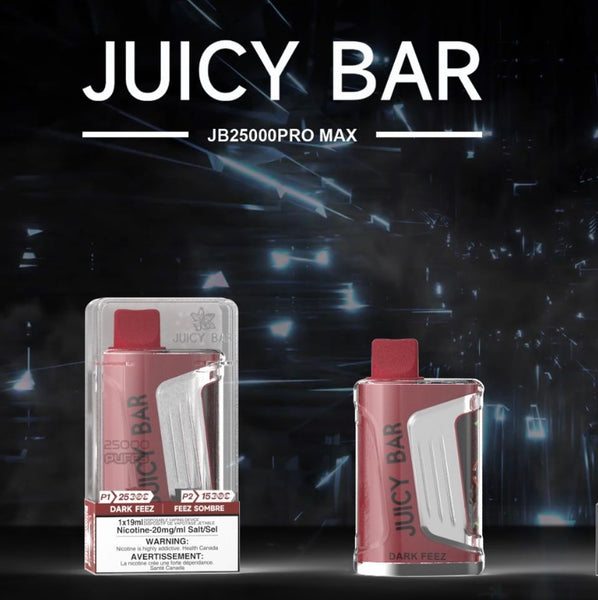Juicy Bar 25K Pro Max Disposable Vape - Dark Feez - Vape4change | Vape4change Juicy Bar 25K Pro Max Disposable Vape - Dark Feez - Vape4change | Vape4change
