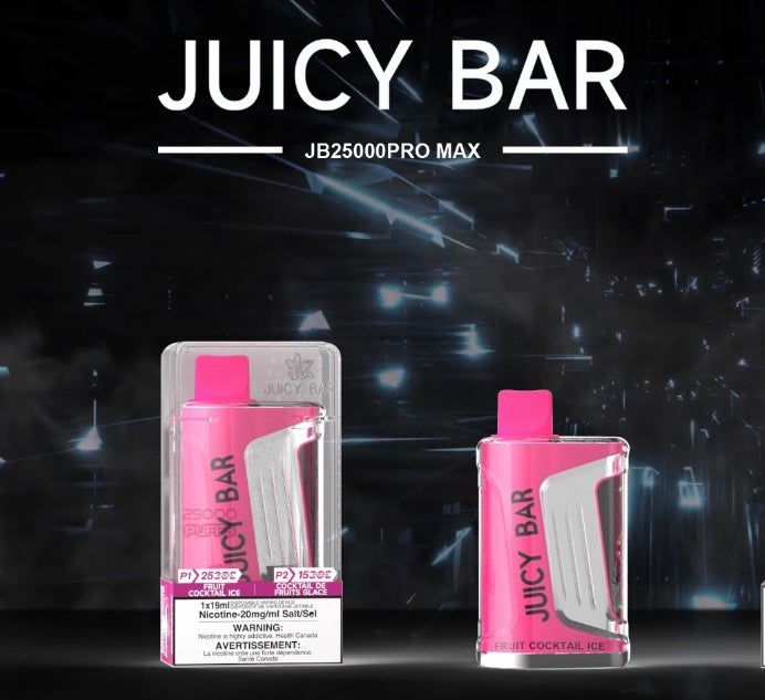 Juicy Bar JB25000 Pro Max Disposable Vape - Fruit Cocktail Ice- 25K Puffs