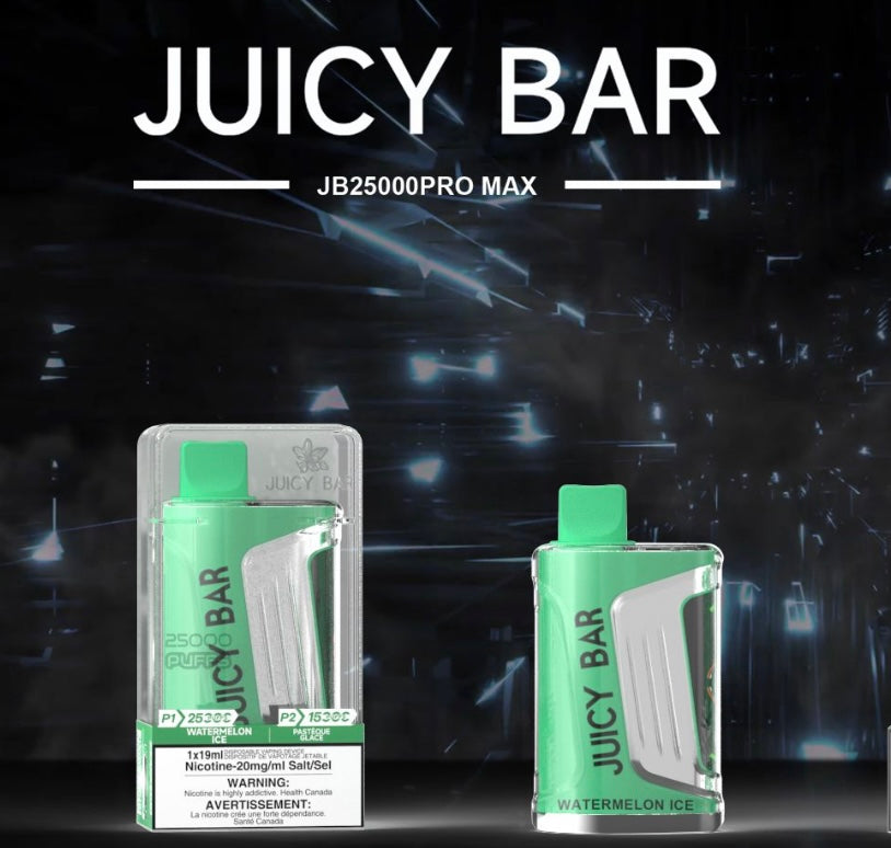 Juicy Bar JB25000 Pro Max Disposable Vape - Watermelon Ice - 25K Puffs | Vape4change Juicy Bar JB25000 Pro Max Disposable Vape - Watermelon Ice - 25K Puffs | Vape4change