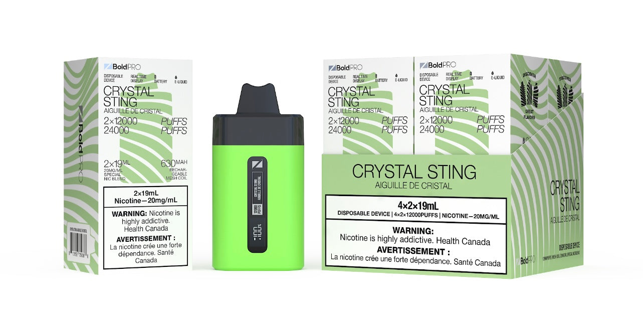ZBOLD PRO Disposable Vape - Zpods - 24K Puffs Combo - Crystal Sting | Vape4change ZBOLD PRO Disposable Vape - Zpods - 24K Puffs Combo - Crystal Sting | Vape4change