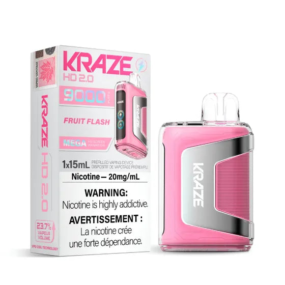 Kraze HD 2.0 Disposable Vape - 9000 Puffs - Fruit Flash - Vape4change | Vape4change Kraze HD 2.0 Disposable Vape - 9000 Puffs - Fruit Flash - Vape4change | Vape4change
